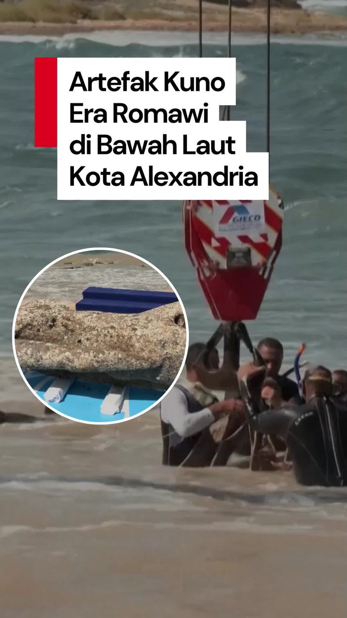 Video: Mesir Temukan Artefak Kuno Era Romawi di Bawah Laut
