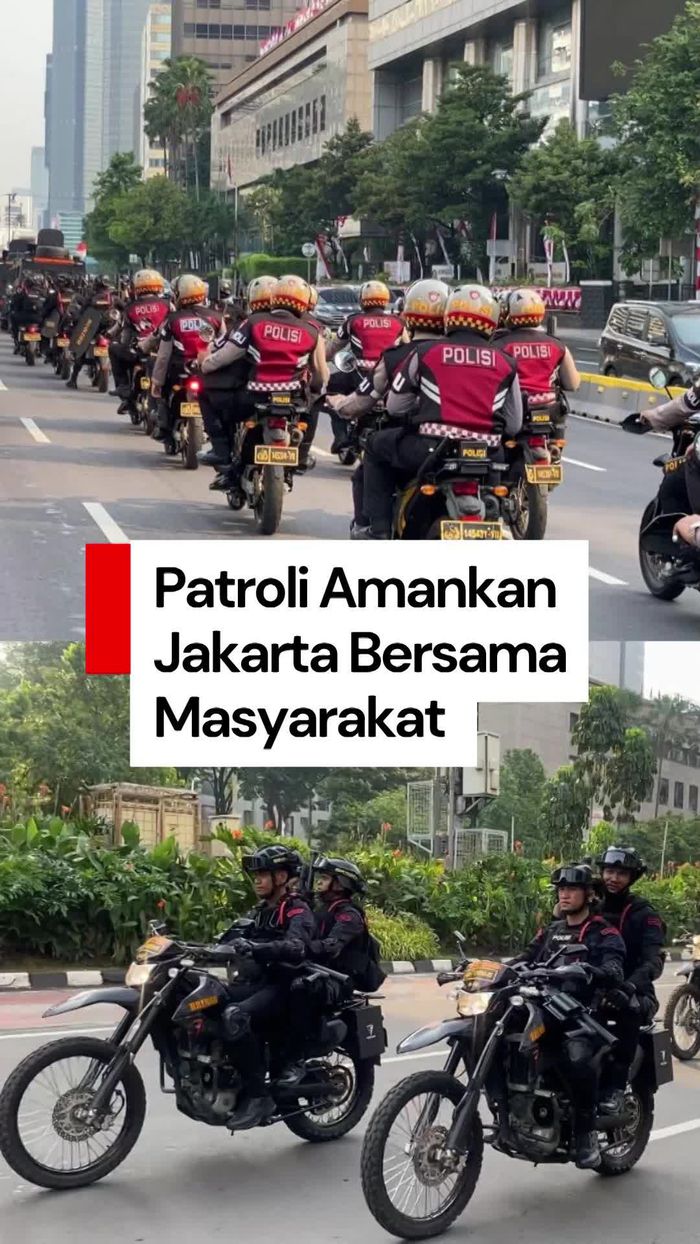 Video: Polda Metro Gelar Patroli Amankan Jakarta Bersama Masyarakat