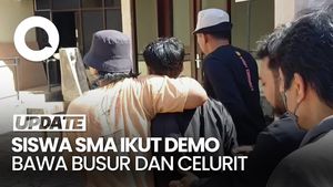 Video Siswa SMA di Pangkep Bawa Busur-Celurit Saat Ikut Demo