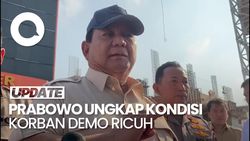 Video Prabowo Ungkap Kondisi Korban Demo: Tempurung Kepala Diganti Titanium