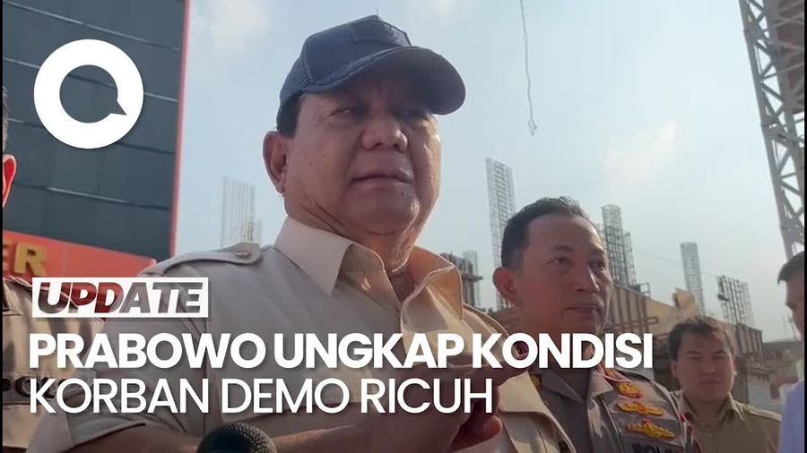 Video Prabowo Ungkap Kondisi Korban Demo: Tempurung Kepala Diganti Titanium
