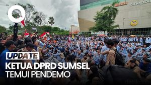 Video Ketua DPRD Sumsel Temui Pendemo, Janji Dukung Tuntutan Massa