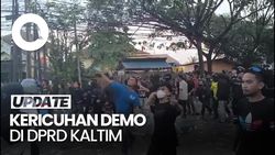 Video: Demo di Depan DPRD Kaltim Ricuh!
