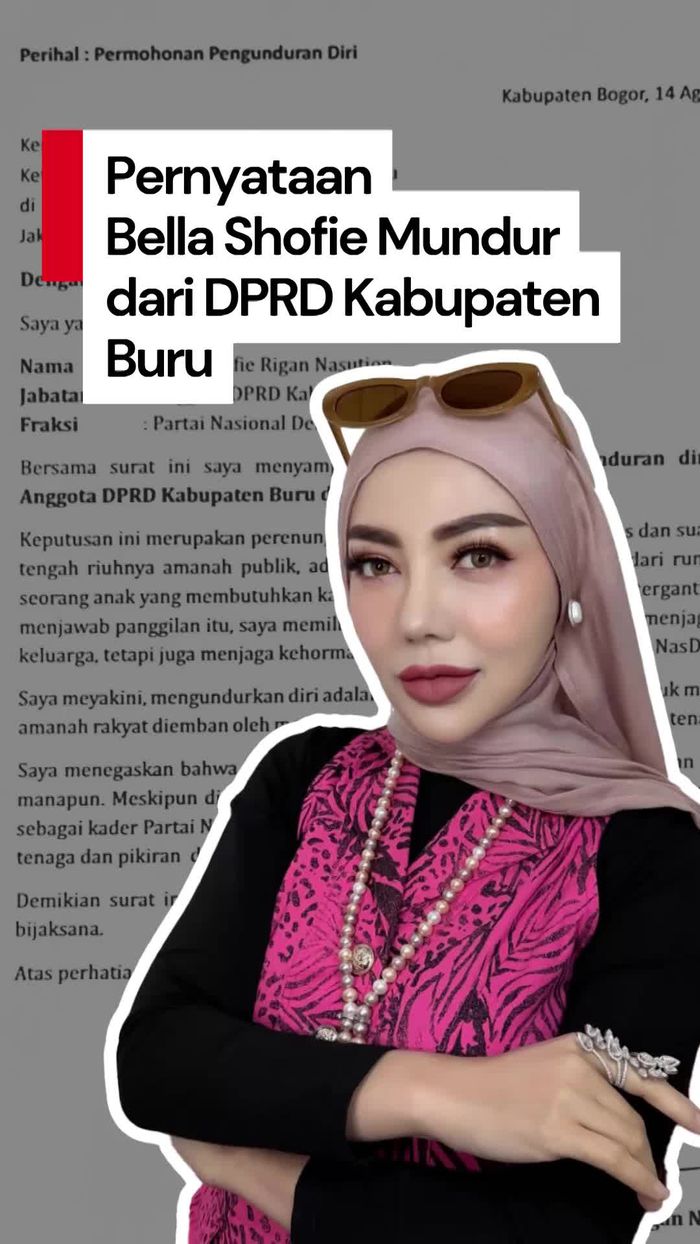 Video Aktris Bella Shofie Mundur dari Anggota DPRD Kabupaten Buru