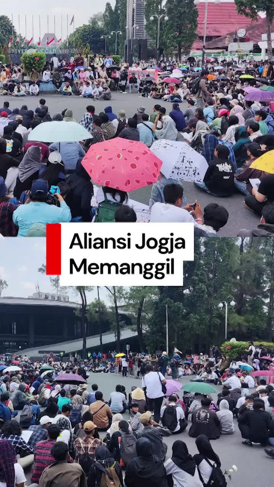 Video: Aliansi Jogja Memanggil Gelar Aksi di Bundaran UGM