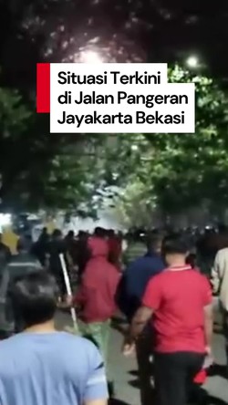 Video: Kondisi Terkini di Jl Pangeran Jayakarta Bekasi, Ada Ledakan Petasan