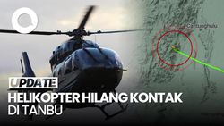 Video: Jejak Helikopter PK-RGH Sebelum Hilang Kontak di Mentewe Kalsel