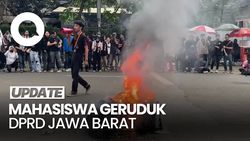 Video: Mahasiswa Demo di DPRD Jawa Barat, Sampaikan 8 Tuntutan