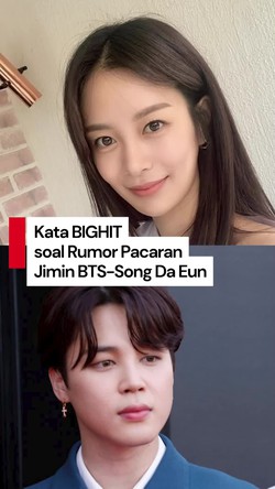 Video Penjelasan BIGHIT soal Rumor Jimin BTS-Song Da Eun Pacaran
