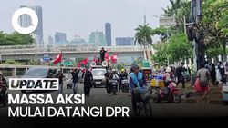 Video: Massa Aksi Mulai Berdatangan di Gedung DPR RI