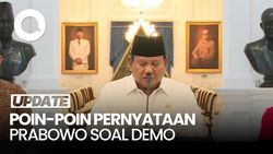 Video Poin-poin Pernyataan Prabowo: Cabut Tunjangan DPR-Gejala Makar