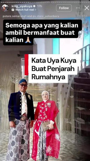 Video: Pesan Uya Kuya Buat Penjarah Isi Rumahnya