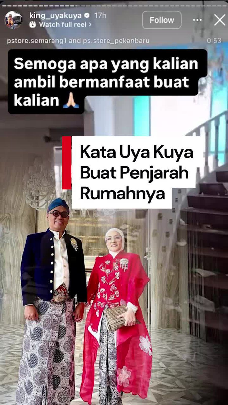 Video: Pesan Uya Kuya Buat Penjarah Isi Rumahnya