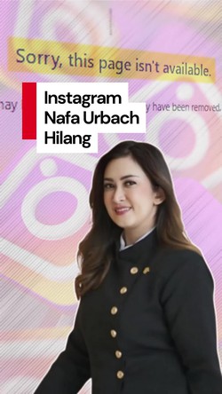 Video: Instagram Nafa Urbach Lenyap Usai Dirinya Dinonaktifkan dari DPR