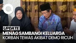 Video Menag Sambangi Keluarga Korban Tewas Akibat Demo Ricuh di Makassar