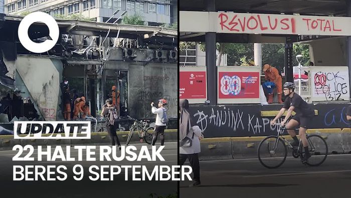Video 22 Halte TransJ Rusak, Pramono: Perbaikan Kita Selesaikan