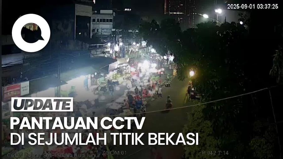 Video: Pantauan CCTV di Sejumlah Titik Bekasi, Relatif Kondusif