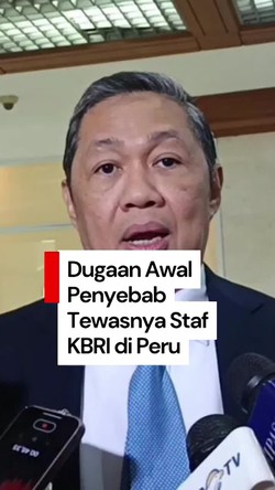 Video: Staf KBRI Tewas Tertembak di Peru Diduga Jadi Korban Perampokan