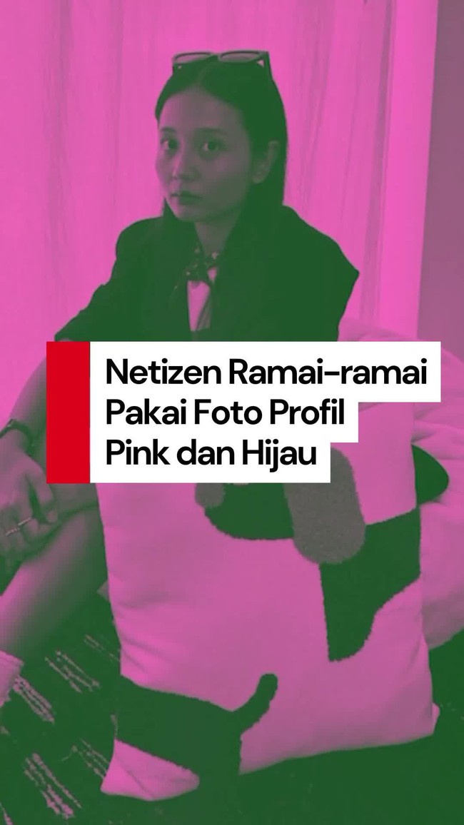 Video: Viral di Medsos Foto Profil dengan Warna Pink dan Hijau, Apa Artinya?