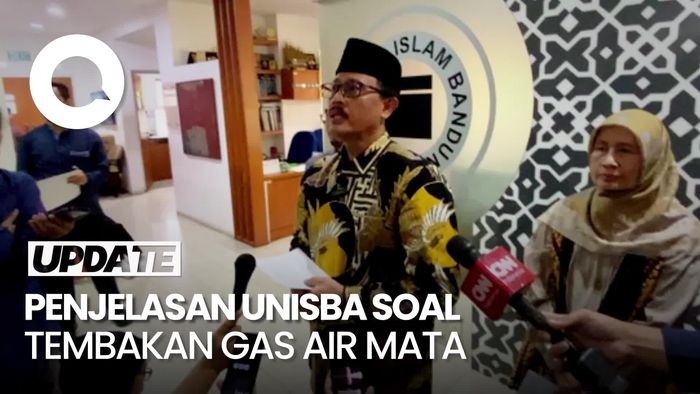 Video: Polisi Tembakkan Gas Air Mata, Unisba Bandung Beri Penjelasan