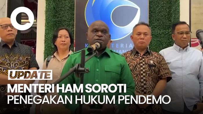 Video Menteri Pigai Minta Polisi Bedakan Proses Hukum Pendemo dan Perusuh