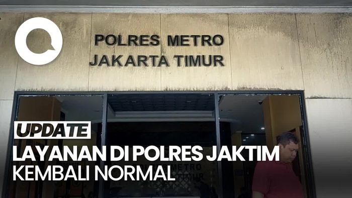 Video: Polres Jaktim Direnovasi Usai Diamuk Massa, Layanan Kembali Normal