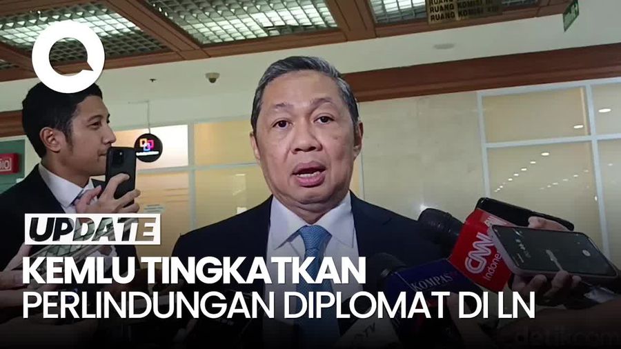 Video Kemlu Tingkatkan Perlindungan Diplomat di LN Buntut Zetro Purba Tewas