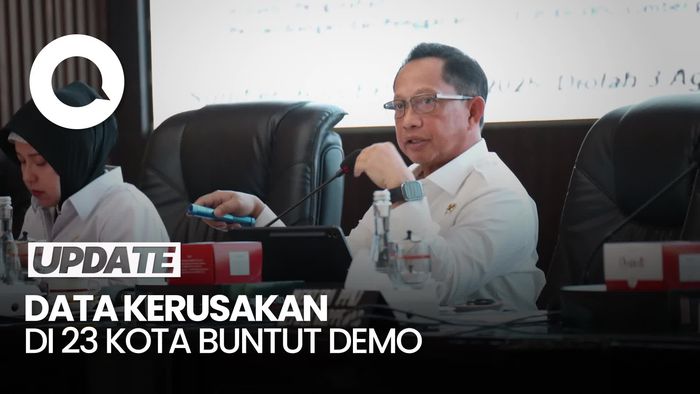 Video: Mendagri Ungkap Kerusakan di 23 Kota Buntut Demo