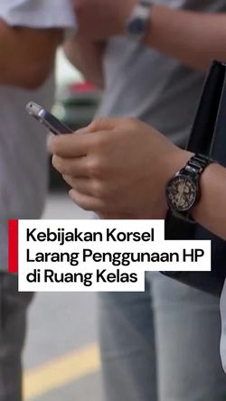 Video: Korsel Akan Larang Sisa Pakai HP di Ruang Kelas Sekolah