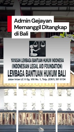 Video: Admin Gejayan Memanggil Syahdan Husein Ditangkap di Bali