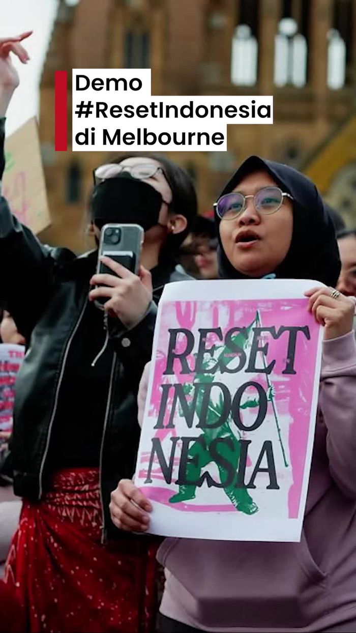 Video: Suara Diaspora Indonesia di Melbourne, Gelar Demo #ResetIndonesia