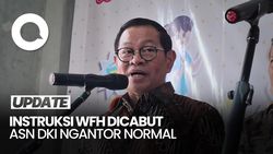 Video: Pramono Cabut Arahan WFH, ASN DKI Sudah Ngantor Secara Normal
