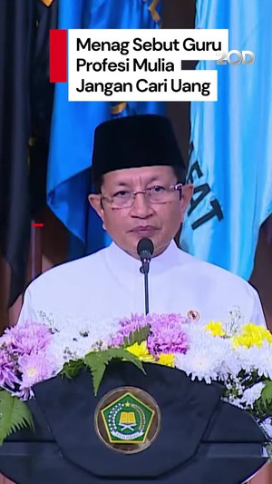 Video Menag: Kalau Mau Cari Uang Jangan Jadi Guru, Jadi Pedaganglah