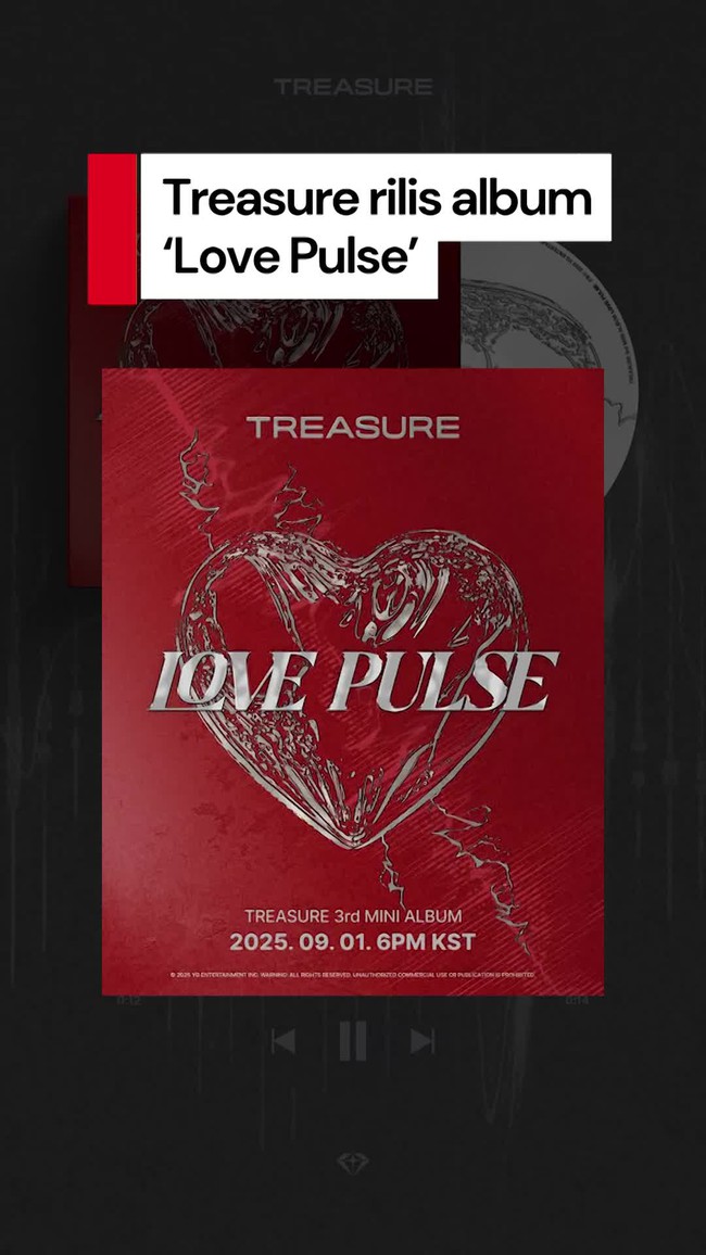 Video: Treasure Comeback! Mini Album Love Pulse Resmi Dirilis