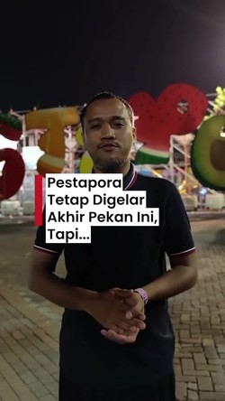Video Pengumuman dari Pestapora: Tetap Digelar, Tapi Mulai Jam 8 Pagi