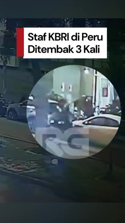 Video: Detik-detik Penembakan Staf KBRI di Peru