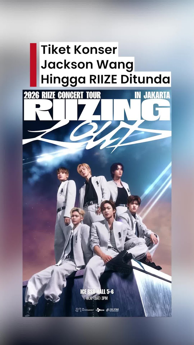 Video: Jackson Wang-RIIZE Tunda Penjualan tiket Konser di Indonesia