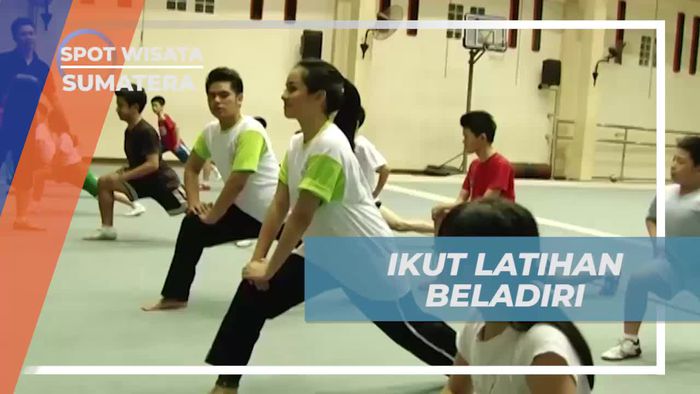 Mencoba Latihan Beladiri Wushu Bersama Peserta di Sumatera  