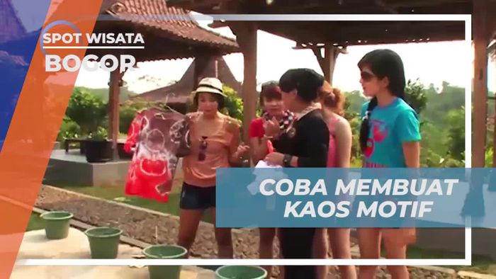 Mengikuti Aktivitas Membuat Motif di Kaos dengan Alat Sederhana di Bogor  