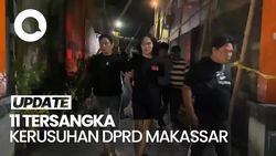 Video: 11 Tersangka Kerusuhan DPRD Makassar, 3 Terancam Hukuman Seumur Hidup