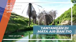 Melakukan Tantangan Lompat Batu di Mata Air Bah Tio, Sumatera Utara  