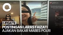 Video: Laras Faizati Ditahan Bareskrim Buntut Posting Ajakan Bakar Mabes Polri