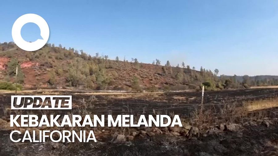 Video: Dampak Kehancuran Akibat Kebakaran Lahan di Chinese Camp California