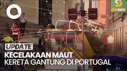 Video Kereta Gantung di Portugal Keluar Jalur, 15 Orang Tewas
