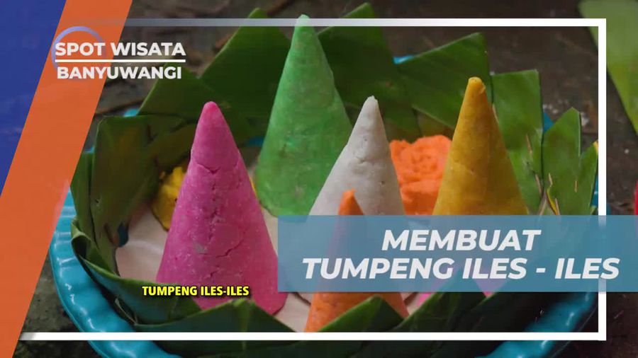 Membuat Tumpeng Iles-Iles Bersama Warga di Banyuwangi  