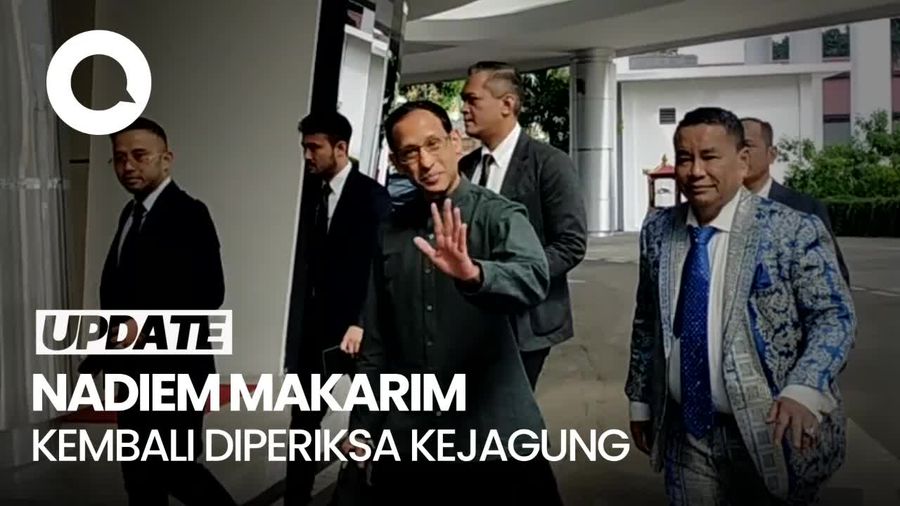 Video: Diperiksa Lagi soal Kasus Pengadaan Laptop, Nadiem Bawa Tas Jinjing