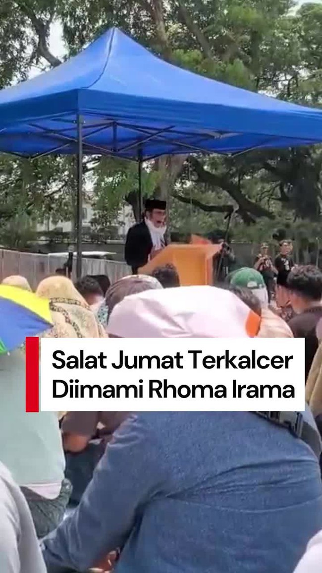 Video Salat Jumat Kalcer di Pestapora 2025, Rhoma Irama Jadi Khotib-Imam