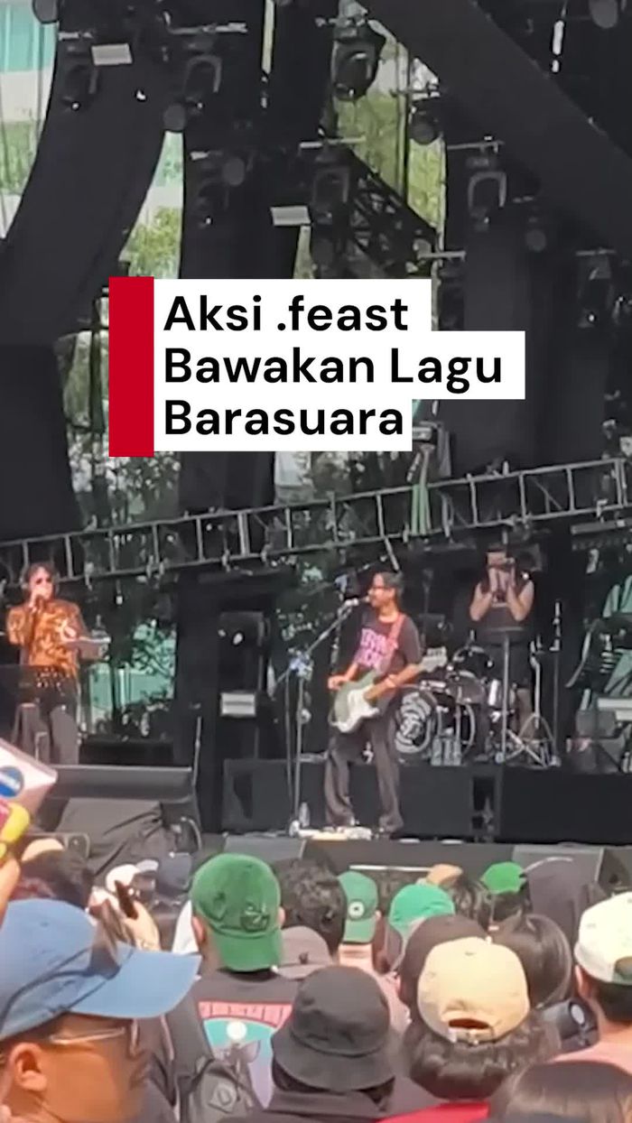 Video Aksi .feast Bawakan Lagu Baskara, Dilengkapi Sentilan untuk Penguasa