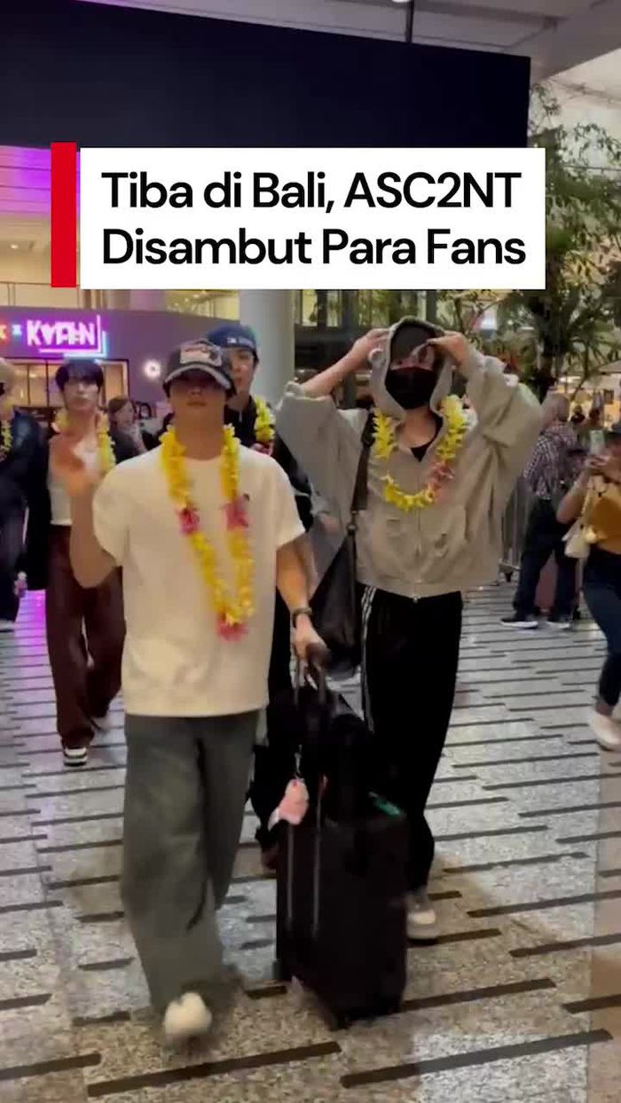 Video: Siap Gelar Fanmeet, ASC2NT Disambut Meriah Fans Saat Tiba di Bali