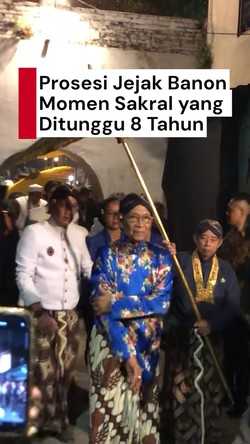 Video: Prosesi Langka Jejak Banon di Jogja, Cuma Ada Tiap 8 Tahun!